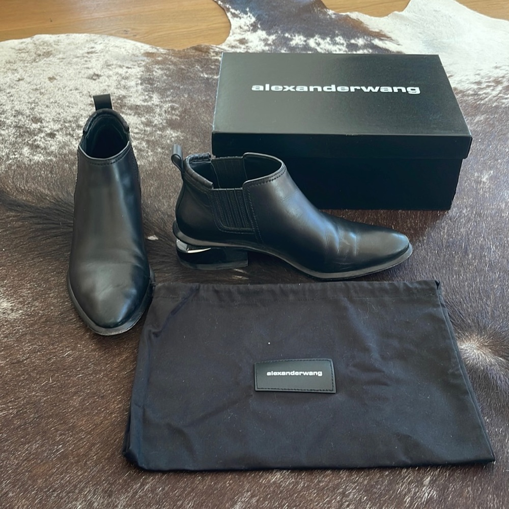 Authentic Alexander Wang Kori calf boot size 40
